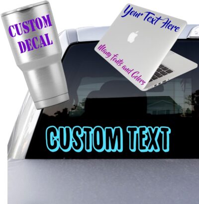 Design Your Own Girlfriends Wifes Seat Passenger Princess Vinyl Name Decal Sticker for Cars, Trucks, Dashboard, Door Handles, Windows, and Vehicles (Glitter Colors Available) - Image 3