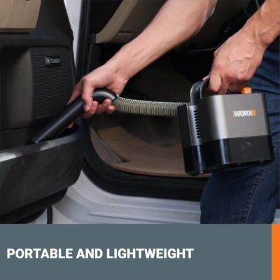 WORX WX030L 20V Power Share Cordless Cube Vac Compact Vacuum, Black - Image 5