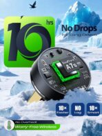 Wireless CarPlay Adapter for iPhone, 1-Click Switch for 2 Phones, Plug & Play, No Delay, Converts Wired to Wireless Car Play Dongle, Fast Stable for Cars 2016+ with Apple CarPlay & Android Auto Grey - Image 4