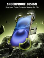 Bracketron X-Lock Heavy-Duty Car Phone Holder Mount for Truck - Phone Holders for Your Car with 4-Point XGrip Security for Windshield & Dash - Compatible with iPhone & Android - Image 7