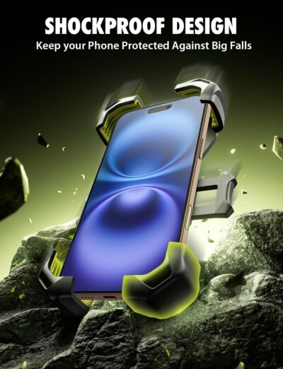 Bracketron X-Lock Heavy-Duty Car Phone Holder Mount for Truck - Phone Holders for Your Car with 4-Point XGrip Security for Windshield & Dash - Compatible with iPhone & Android - Image 7