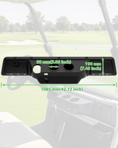 KEWISAUTO Dash Board Cover Assembly for Club Car DS 1982-up, Anti-Rust Dash Tray Organizer Instrument Board for 1982 and Up Club Car DS Golf Cart Interior Accessories - Image 7