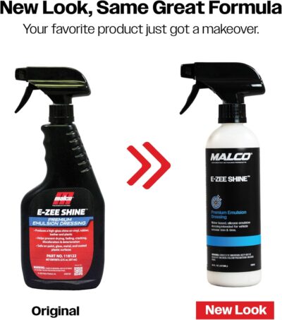 Malco E-ZEE Tire Shine Spray – Premium Emulsion-Style Dressing for All Vehicle Tires/Produces Deep Glossy Shine / 16 oz. (118116) - Image 2