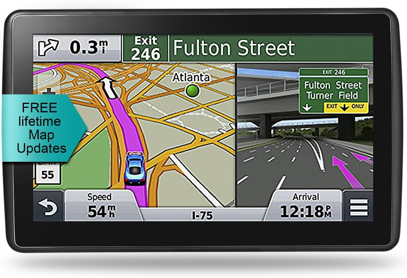 7123651Fa1L._AC_SL1500_.jpg GPS Navigation for Car Truck - Navigation System 7 Inches Touchscreen Navigator with 2026 US/CA/MX Maps, Free Lifetime Updates for RV, Voice Guidance, Speed & Traffic Alerts, Custom Truck Routing - Image 1