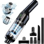 Handheld Vacuum Cordless, 16000Pa Powerful Suction, Lightweight at 1.3 lbs, Type-C Charge, Multiple Accessories, Rechargeable Car Vacuum Cleaners for Home Office Pet