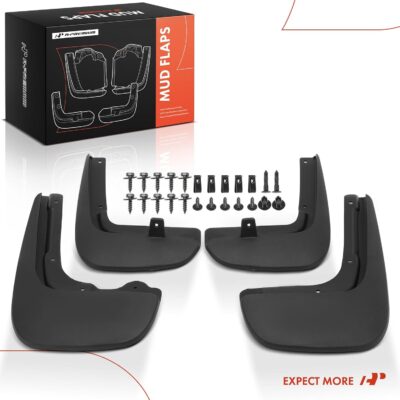 A-Premium Set of 4PCS Mud Flaps Splash Guards Mudguards Mudflaps with Hardware Kits Accessory Compatible with Chrysler Pacifica 2017-2025, Voyager 2020-2025, Front and Rear, Driver & Passenger Side - Image 8