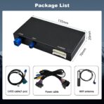 Wireless Carplay Retrofit Kit Decoder Module for Mercedes Benz NTG5.0 B C GLC CLA GLA Class W205 2015-2018 Year, Support Wireless Android Auto, Reverse Camera, Original Car OEM Control - Image 7
