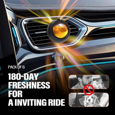 Car Air Freshener Vent Clips, Hawaiian Scent, 6 Pack, Long Lasting Scent Up to 180 Days - Image 2