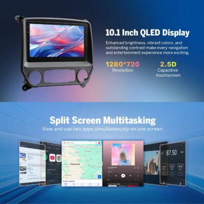 Eonon GMSX6S2 Car Stereo for Chevy Chevrolet Silverado/GMC Sierra 2014-2018, 2015 Silverado Radio CarPlay & Android Auto Head Unit, 10.1" QLED Car Radio with Bluetooth, SWC, 6+64GB -(QCM6225-AD) - Image 7