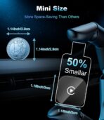 CarPlay Wireless Adapter for Apple, 2026 Upgrade Wired to Wireless CarPlay Adapter, Car Play Dongle Stick Only for Apple Wired CarPlay Cars and for iPhone iOS 10+, Plug & Play, Fast Stable Connection - Image 8