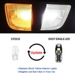 EASY EAGLE Interior Car Lights for Toyota-Sequoia-2001-2007: 18 Piece Kit White Light Bulbs - Super Bright 6000K + Install Tool - Image 2