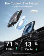 ESR for 15W MagSafe Car Mount Charger with CryoBoost, Phone Cooling MagSafe Car Charger, Air Vent/Dashboard Wireless Charging for iPhone 17e/17/16/15/14/13/12, S26/S25 Series, Pixel 10, Fast Charger - Image 2