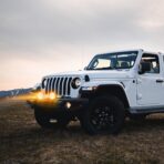 Nilight LED Light Bar 2PCS 4.5 Inch 27W Amber Pods Round Spot Lighting Off Road Fog Driving Roof Bar Bumper for SUV Truck with 16AWG Wiring Harness Kit 2 Leads - Image 9