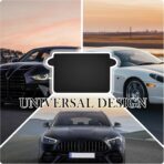 carleef Magnetic Car Windshield Sun Shade,Anti-Theft Sun Shade for Car Windshield with 5 Invisible Magnets,All-Season Universal Front Cars Sunshades for Windshields Cars Accessories - Image 7