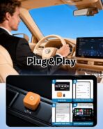 OTTOCAST 2026 New Mini Slim Orange, 2-in-1 Wireless CarPlay Adapter & Android Auto Adapter, Plug & Play Wireless Carplay Dongle, 5s Auto-Connect, Mini Cube for Factory Wired Cars, iPhone & Android - Image 3