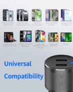 Dual 45W USB C Car Charger, 90W Max Super Fast Charging, All Metal 12V Cigarette Lighter Adapter for iPhone 17 Pro Max/16/15/iPad, Samsung Galaxy S26/S25, Google Phones with 2 Type C Cable 3.3ft Black - Image 5