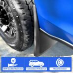 Front Rear Mud Flaps Splash Guards for Ford F-250 F-350/2017-2026 Mudflaps Mud Guard for Trucks 4PCS Set Black (w/o OEM Fender Flares) No Need to Drill Holes,Easy Install - Image 6