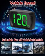 Universal GPS Speedometer HUD Display for Car, Real-Time MPH Digital Speed, MPH Warning Car GPS Overspeed Alarm Speedometer with LED Large Font Display+USB Cable Plug for Truck Motor SUV All Vehicles - Image 6