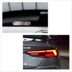 8 Pieces Automatic Door Driver Will Open Door Stickers for Cars, Brushed Silver,5inx1in - Image 5
