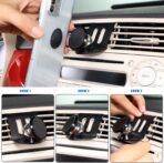 HAPPYHORSE Car Phone Holder Compatible with Fiat 500 2010 2011 2012 2013 2014 2015 car Center Console Aluminum Alloy Special Mobile Phone Bracket Accessories (Style E) - Image 4