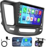 Car Radio for Chrysler 200 200C 2015-2017, 4GB RAM + 64GB ROM 9” HD Touchscreen Car Stereo – Android 12 System, Wireless CarPlay & Android Auto, GPS Navigation & Bluetooth, Back-up Camera, FM Radio