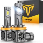 FAHREN 𝟐𝟎𝟐𝟔 𝐔𝐩𝐠𝐫𝐚𝐝𝐞𝐝 H11 𝐋𝐄𝐃 Bulbs, 𝟗𝟎𝟎𝟎𝟎𝐋𝐌 𝟏𝟒𝐗 Brighter, True 1:1 Mini Size, 6500K Cool White, Real Plug and Play with Cooling Fan H9 H8 Fog Bulbs, Non Polarity, Pack of 2