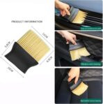 10pcs Auto Car Detailing Brush Set,Car Interior Cleaning Kit,Including 5pcs Car Detailing Brushes, 3pcs Wire Brush and 2pcs Different Soft Bristle dusting Brush for car Interior. - Image 5