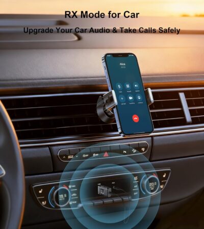 USB Bluetooth Adapter for Car, Bluetooth Transmitter Receiver for TV, Stereo, Headphone, PC, TSNAM 3.5mm AUX Wireless Audio Adapter, Plug & Play - Image 3