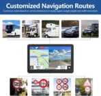 GPS Navigation for Car Truck Drivers 7 inch Navigation Systems for Car with Voice Guidance and Speed Camera Warning 2D&3D map Americas Maps Free Lifetime Map - Image 3