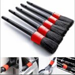 10pcs Auto Car Detailing Brush Set,Car Interior Cleaning Kit,Including 5pcs Car Detailing Brushes, 3pcs Wire Brush and 2pcs Different Soft Bristle dusting Brush for car Interior. - Image 4