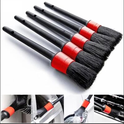 10pcs Auto Car Detailing Brush Set,Car Interior Cleaning Kit,Including 5pcs Car Detailing Brushes, 3pcs Wire Brush and 2pcs Different Soft Bristle dusting Brush for car Interior. - Image 4