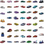 50PCS Super car Stickers for Adult, Racing Car Sticker, Color Waterproof Sports Car Decals, Cool Stickers Suitable for Water Bottles, Laptops, Skateboard,Helmet - Image 4