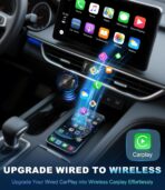 CarPlay Wireless Adapter for Apple, 2026 Upgrade Wired to Wireless CarPlay Adapter, Car Play Dongle Stick Only for Apple Wired CarPlay Cars and for iPhone iOS 10+, Plug & Play, Fast Stable Connection - Image 3