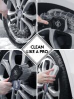 Fantasticlean 6PCS Car Wheel Cleaning Pro Kit, Tire Brush, Soft-bristled Rim Brush, Microfiber Bendable Brush, Double-Ended Detailing Brush, and Detailing Pads, Scratch-Free & Multipurpose - Image 7