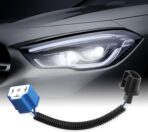 2PCS 7 Inch LED Headlight Connector Pigtail,H13 to H4 Adapter Headlight Socket,Heat Resistant Headlight Wiring Harness Compatible with Jeep Wrangler JK TJ Car Accessories - Image 7