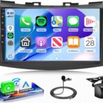 4G+64G Car Radio for Suzuki Swift 2011-2017, Rimoody Android Car Stereo Carplay Android Auto EQ 9 Inch Touchscreen Bluetooth FM RDS GPS WiFi Mirror Link Backup Camera