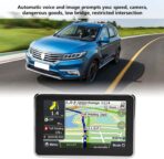 5 Inch Universal Car Navigator, Map with Capacitive Screen for Smoother Touch, Multiple Route Options with Voice Broadcast, for Cars Bikes Trucks - Image 3