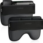 Coverado Universal Car Seat Gap Filler Organizer, Premium Suede Leather Car Seat Side Gap Filler, Seat Gap Storage Box for Suv Truck, Car Interior Accessories