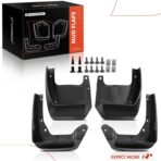 A-Premium Set of 4PCS Mud Flaps Splash Guards Mudguards Mudflaps with Hardware Kits Accessory Compatible with Honda Odyssey 2014-2017 Mini Passenger Van, Front and Rear (Driver & Passenger Sides) - Image 8
