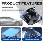 Car Dashboard Phone Holder 360° Rotatable,Portable Anti-Slip Car Phone Holder Horizontal & Vertical Place,Strong Self-Adhesive Dashboard Cell Phones Holders Cars Accessories - Image 3