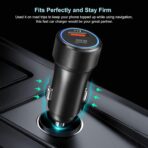 USB C Car Charger 5 Pack, Bangfun 36W Dual Port PD&QC 3.0 Fast Charging 12V USB Car Charger Cigarette Lighter Adapter Plug for iPhone 15 14 13 12 11 Pro Max SE,iPad,Samsung,Pixel(Black) - Image 5