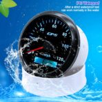 ARTILAURA GPS Speedometer 85mm 3-3/8" 7 Color 120MPH Gauge with GPS Antenna Odometer Waterproof for AUTO Car Truck Boat Marine (All Black) - Image 5