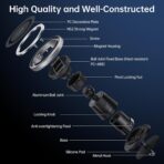 SYNCWIRE for MagSafe Car Mount, Flexible Rotation Magnetic Phone Holder for Car Vent, Hands Free Car Air Vent Phone Holder Clip Universal Compatible with iPhone 17 Pro Max 16 15 14 13 12 MagSafe Case - Image 2