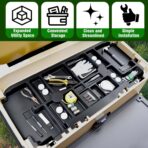 Golf Cart Underseat Storage Tray for EZGO RXV/Club Car Precedent/Yamaha G29, Durable ABS Organizer Only for Original Trojan Battery, Golf Under Seat Storage Organizer - Image 2