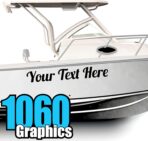 Custom Vinyl Boat Numbers & Letters (Two Decals) Marine Lettering Stickers - Image 17