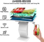 43 inch Touch Screen Kiosk, Windows System(8+128g), K-Style Stand Inquiry Machine, Human–Machine Interaction Smoothly for Mall Navigation/Self-Ordering/Advertising/Retail Store - Image 3