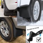 Wear-Resistant car mudguards for Fiat 500 500C 500L 500X 500e,Fender Splash Guards Mud Flaps Car Fenders 4-Piece Car Mud Flap - Image 4