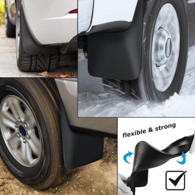 Wear-Resistant car mudguards for Fiat 500 500C 500L 500X 500e,Fender Splash Guards Mud Flaps Car Fenders 4-Piece Car Mud Flap - Image 4