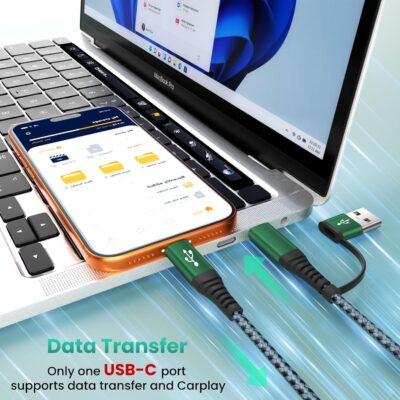 Travel Essentials for iPhone iWatch Charger, 3 in 2 USB Cable for iWatch/iPhone Charger/L Port, Beach Vacation Essentials USB C Cord Compatible with iWatch 10-1/iPhone 17-11/PS/Galaxy/Car, 2Pack 5FT - Image 6