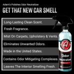 Adam's Polishes Odor Neutralizer (Fresh Scent, 16oz) - Car Air Freshener Spray That Eliminates Harmful Odors from Car Interior Accessories, Leather, Carpet, Upholstery & Pet Odors - Image 2